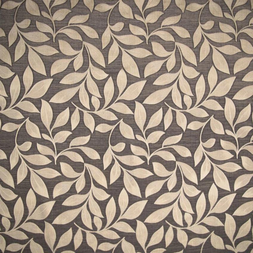 Botanical leaf print home fabric for curtains and blinds