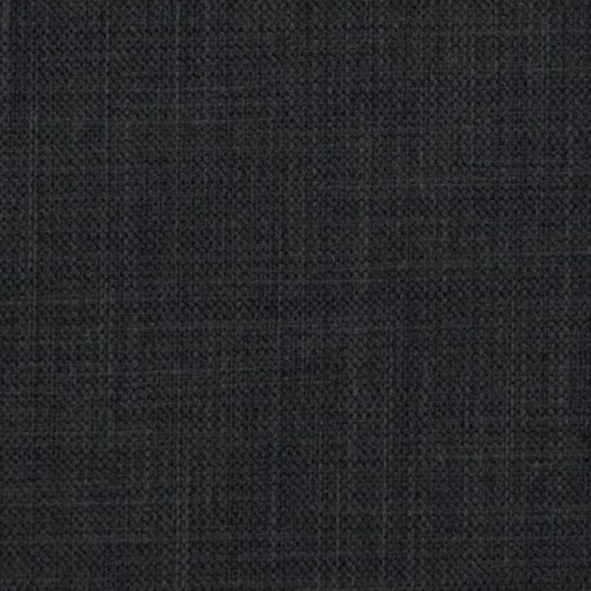 Blended linen upholstery fabric in black.