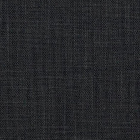 Blended linen upholstery fabric in black.