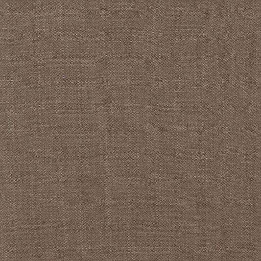 Linen Blend Drapery Fabric VanDusen Brown
