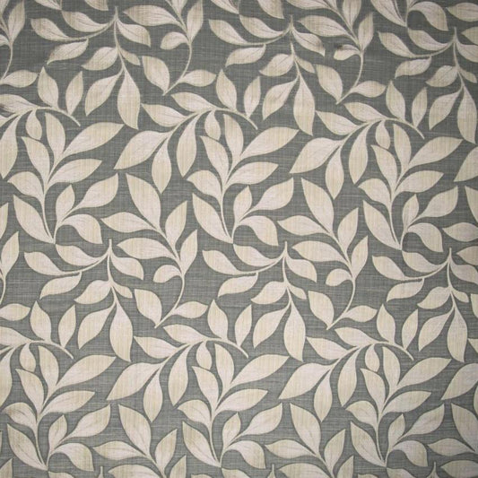 Floral pattern drapery with leaves