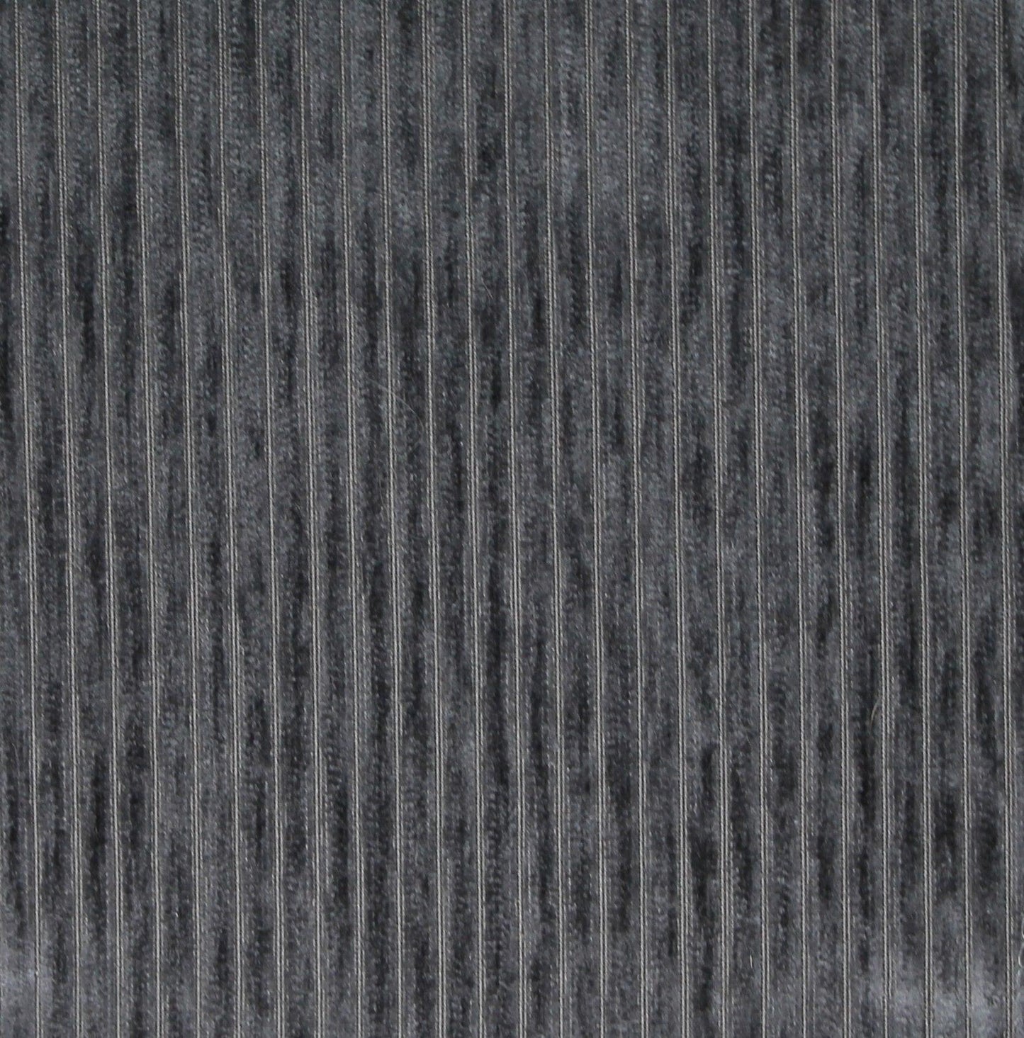 Corduroy upholstery in dark grey