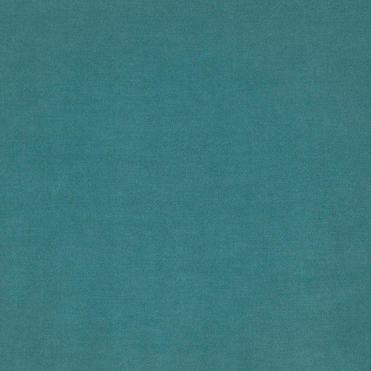 Turquoise chenille brushed sofa upholstery fabric.
