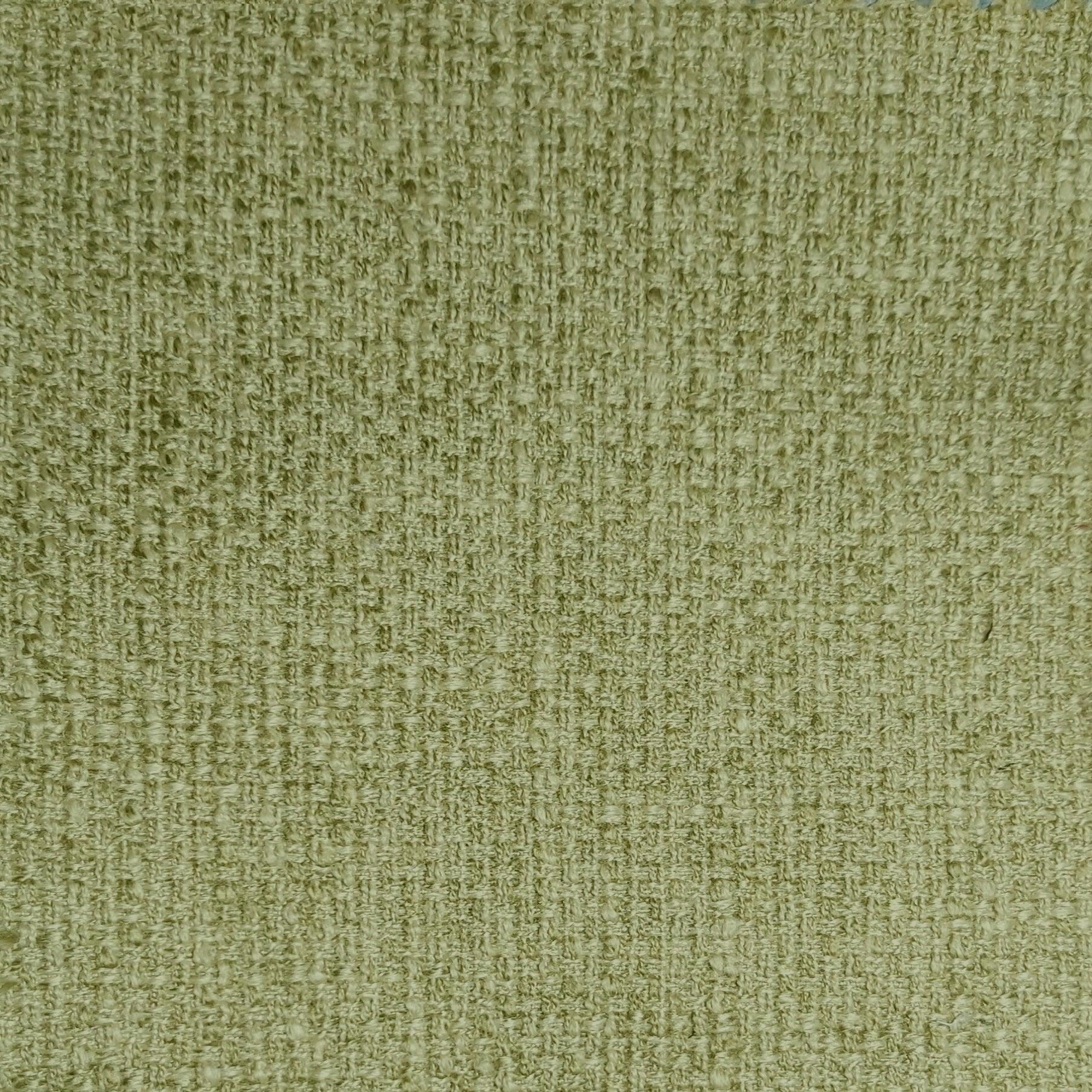 Tweed upholstery fabric in chartreuse.