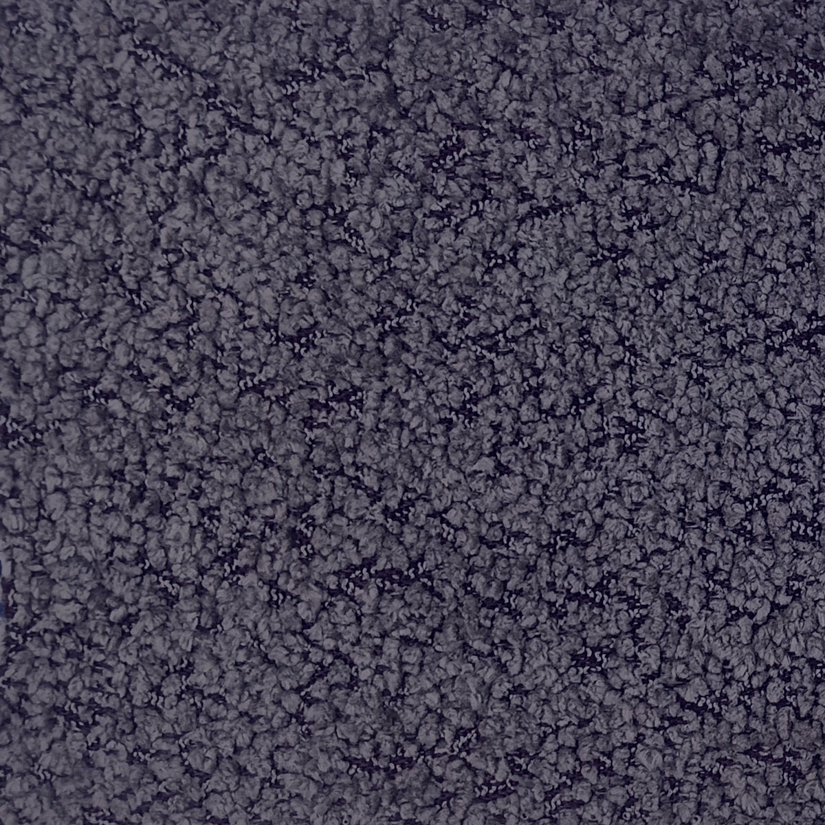 fabric swatch of dark grey boucle