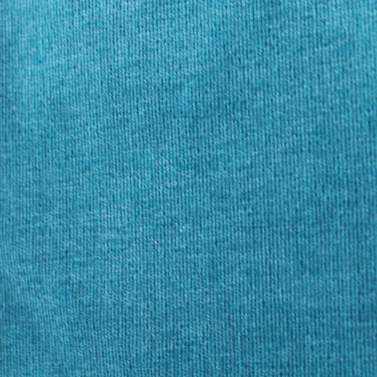 Performance fabric velour in bright teal