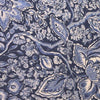 Printed Velvet Upholstery Or Curtain Fabric Blue Cadenza Blue