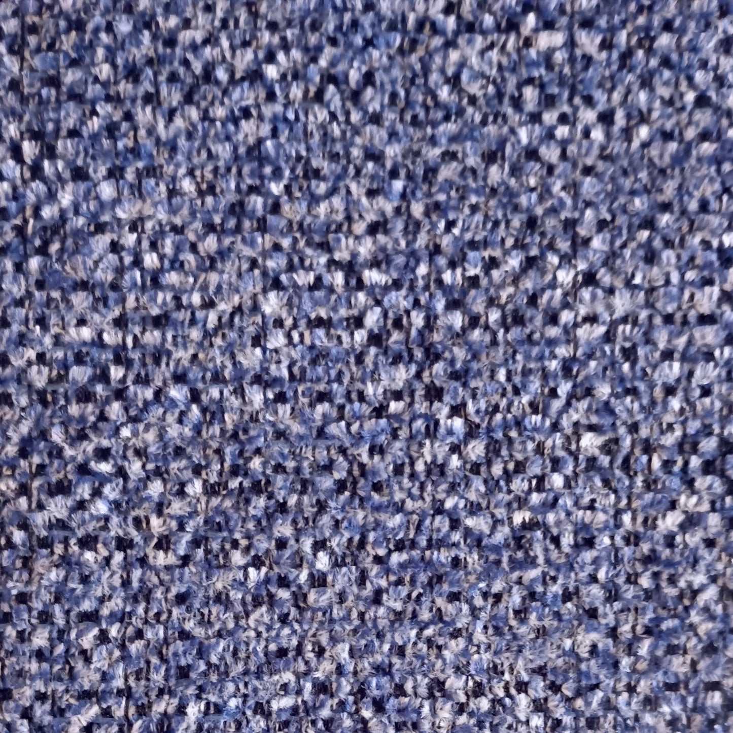 Chenille Fabric Chesapeake Mixed Blue Denim