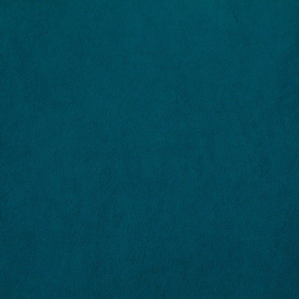 Shop velvet fabric in teal.