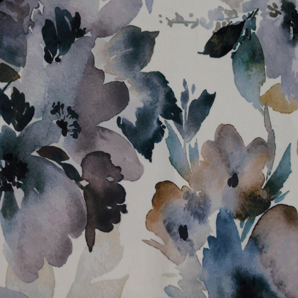 Watercolour floral home decor fabric online