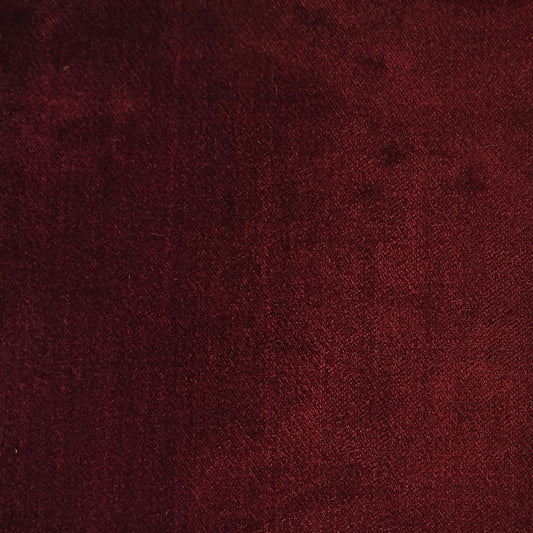 Good quality wine upholstery velvet.