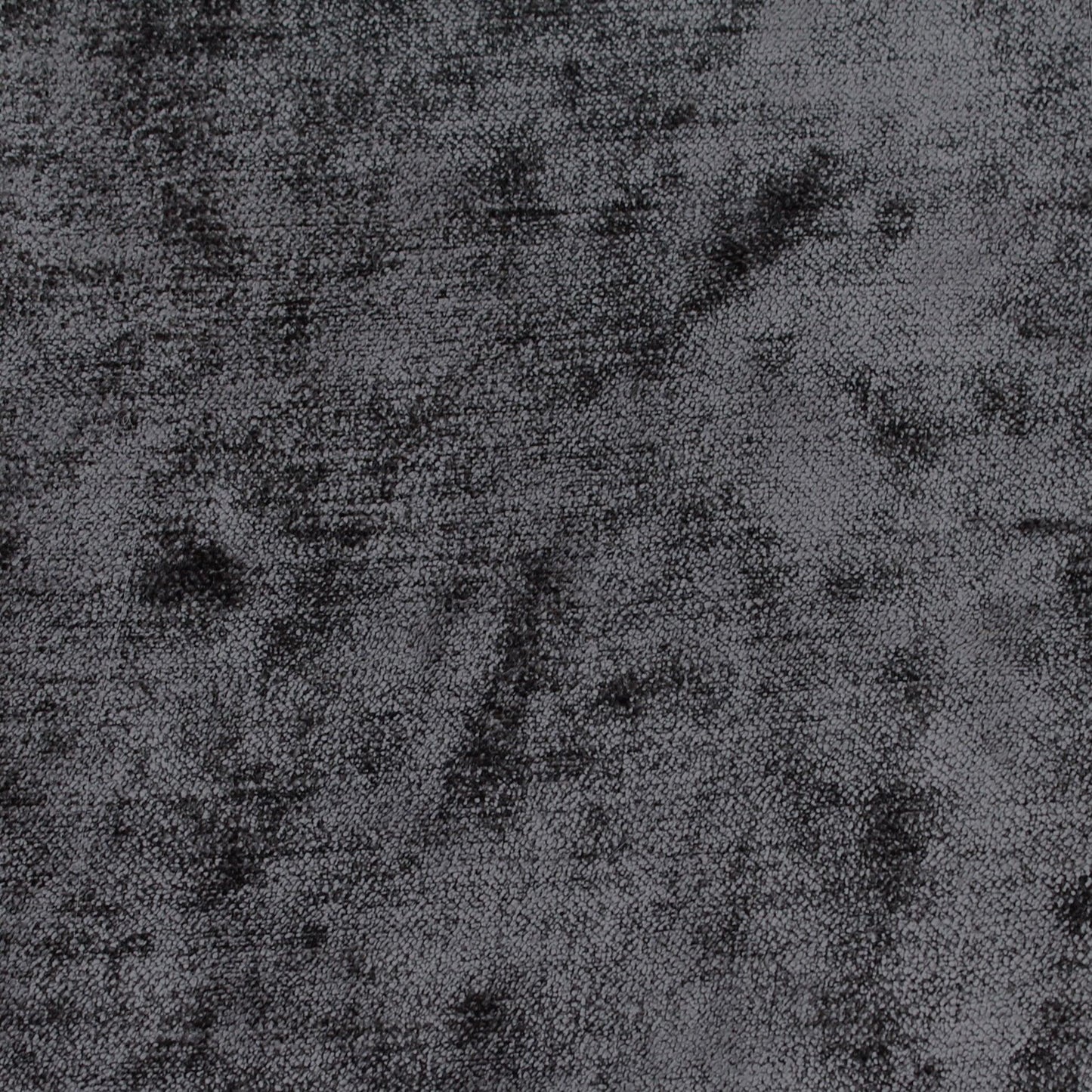 Velvet Upholstery Fabric Basic Dark Grey Gloss