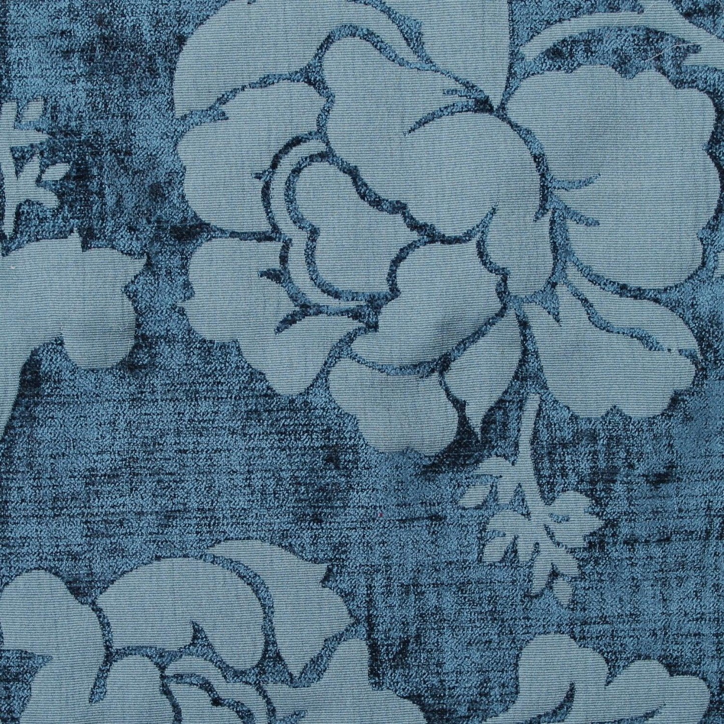Floral velvet upholstery fabric