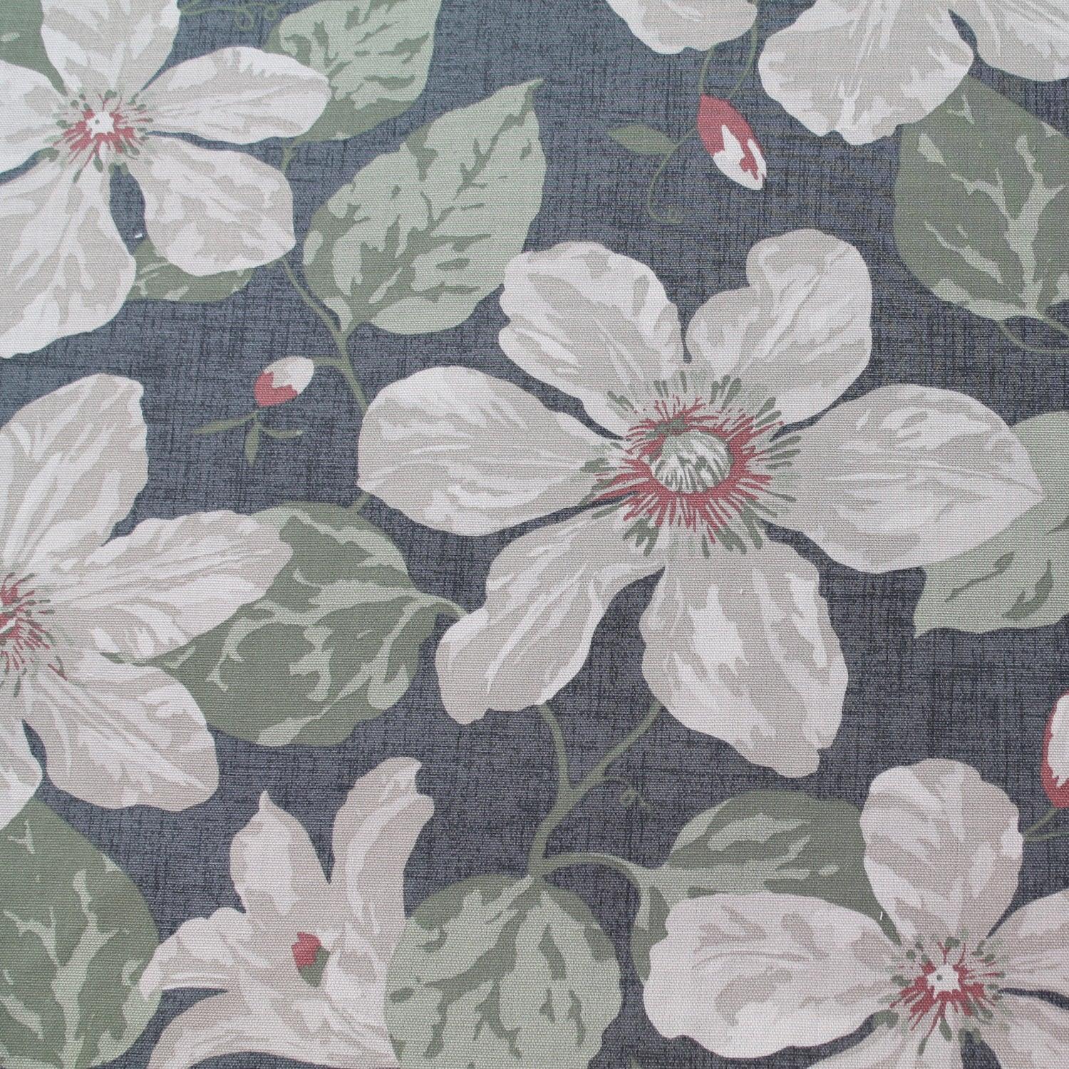 Floral Upholstery Drapery and Couch Fabric Large Print Cotton natural Fabric
