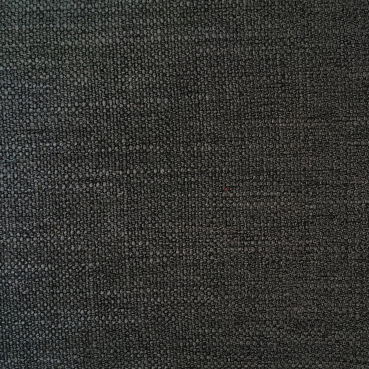 Sample of Linen Farmhouse Style Fabric Nantucket Almost Black.