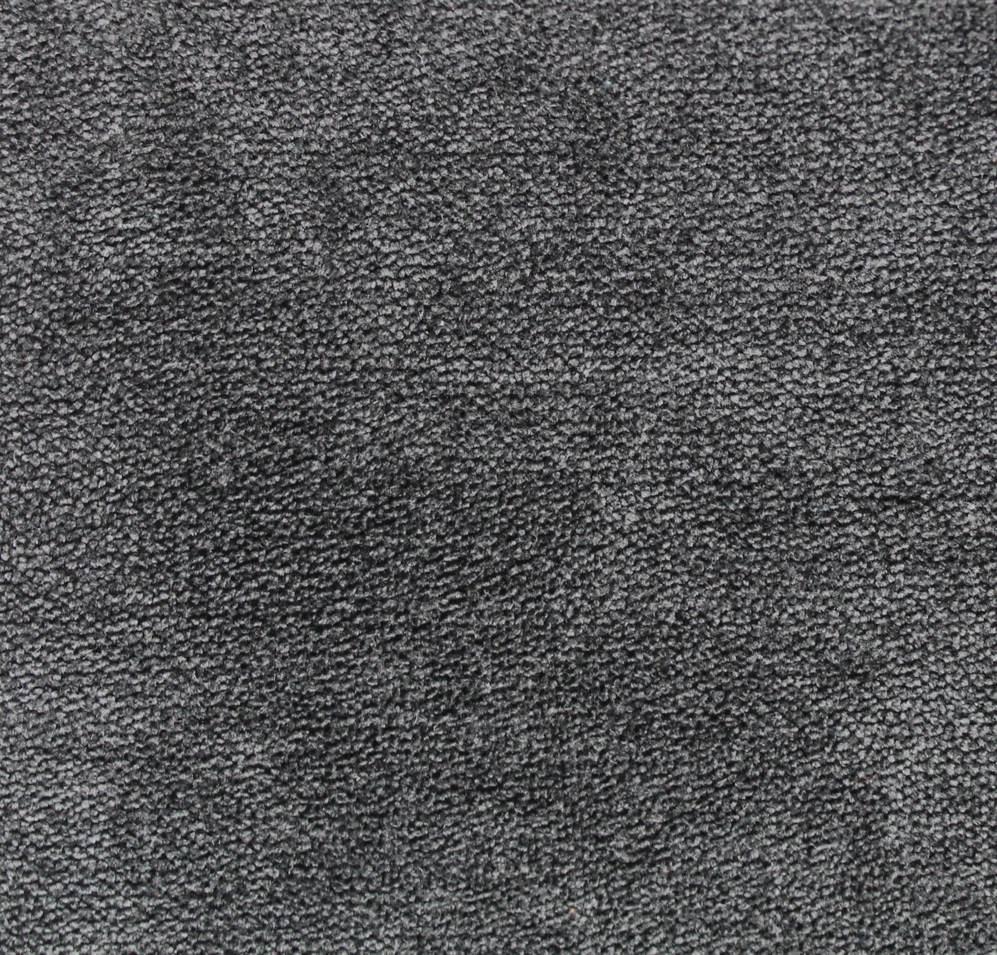 Almost black chenille fabric sample