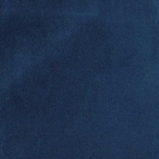 Velvet upholstery fabric in Navy blue.