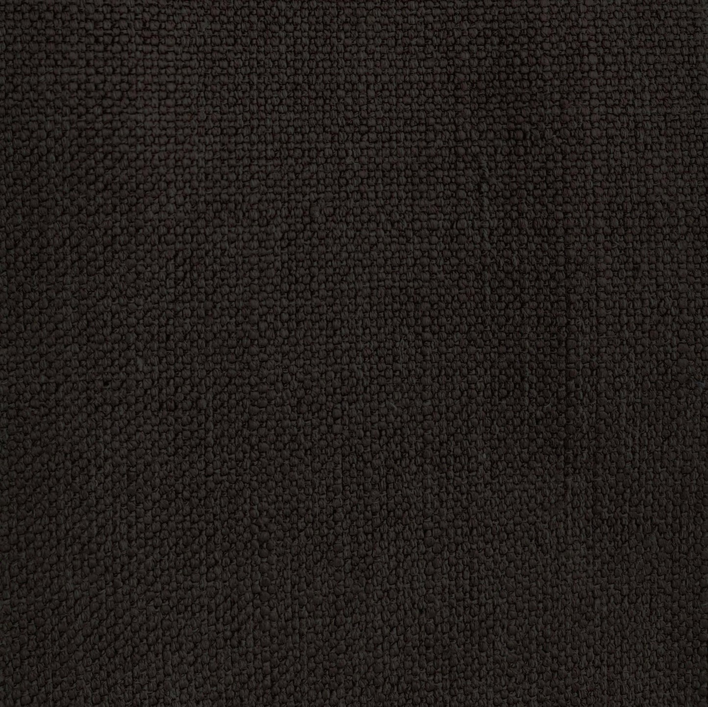 Linen Farmhouse Style Fabric Nantucket Darkest Brown.