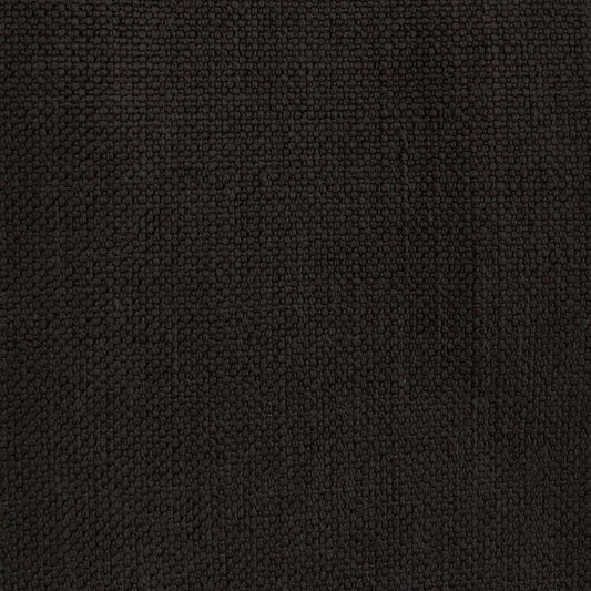 Linen Farmhouse Style Fabric Nantucket Darkest Brown.