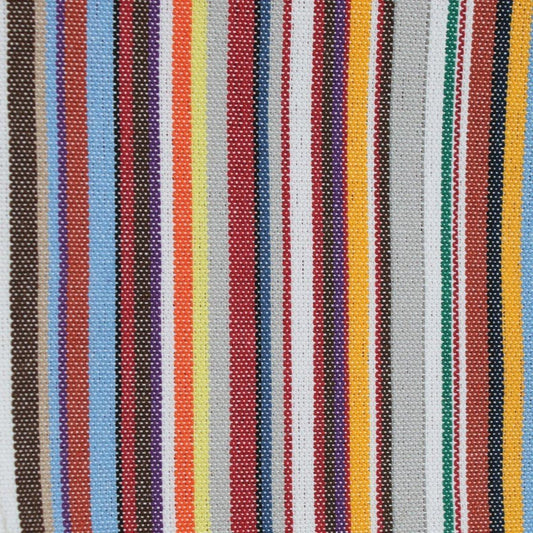 Outdoor Fabric Multicolour Stripe UV treated.