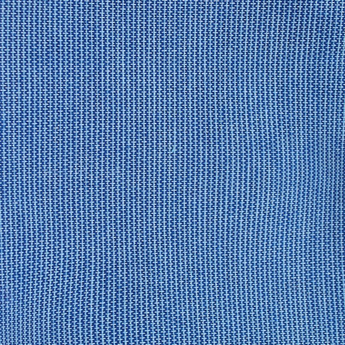 Pinstripe Indoor Outdoor Fabric Treated Naomi Royal Blue.