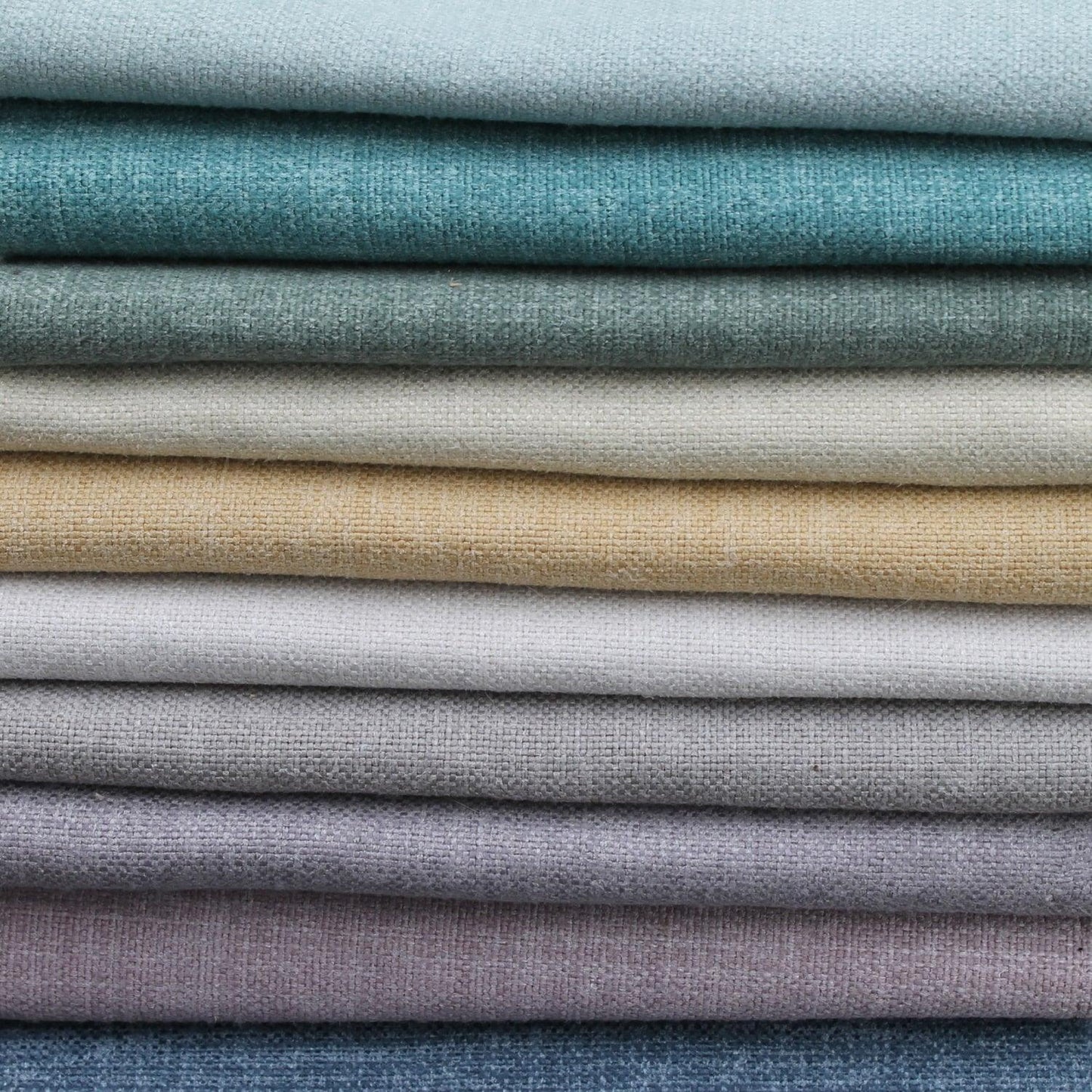 Fabric by the meter in assorted colors.