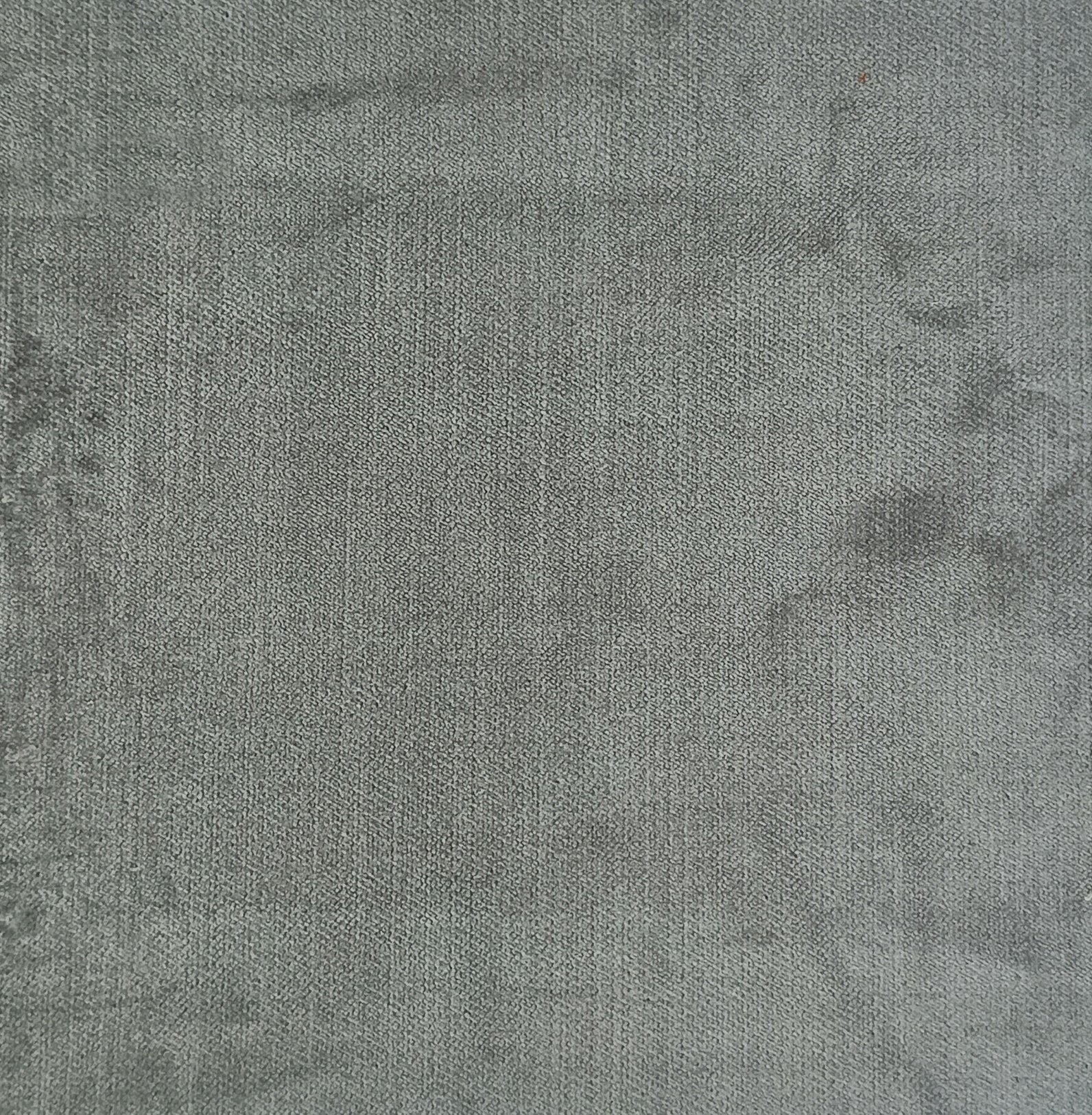 Silver grey velvet upholstery fabric