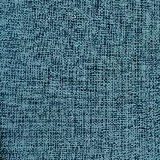 Linen Look Upholstery Fabric Pride Teal Linen.