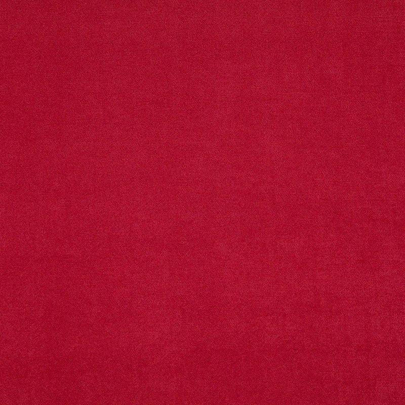 Buy cloth material online - Red chenille fabric sample.