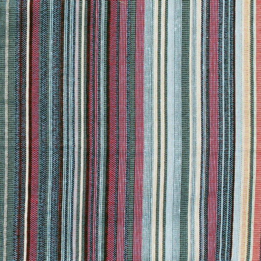 Stripe Tapestry jacquard Multicolour upholstery Drapery Fabric