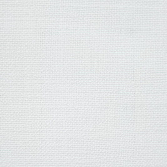 Linen look semi sheer  drapery fabric almost white.