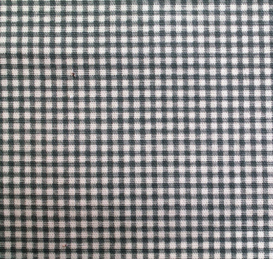 Black tiny buffalo check home decor fabric.