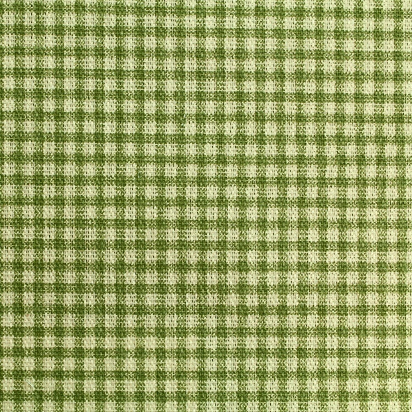 Green tiny buffalo check slipcover fabric.