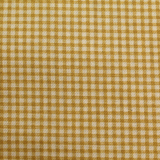 Tiny Check Cotton Canvas Duck Sweetie Yellow Gingham