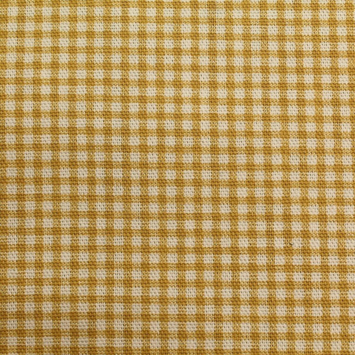 Check Cotton Sweetie Yellow Gingham.