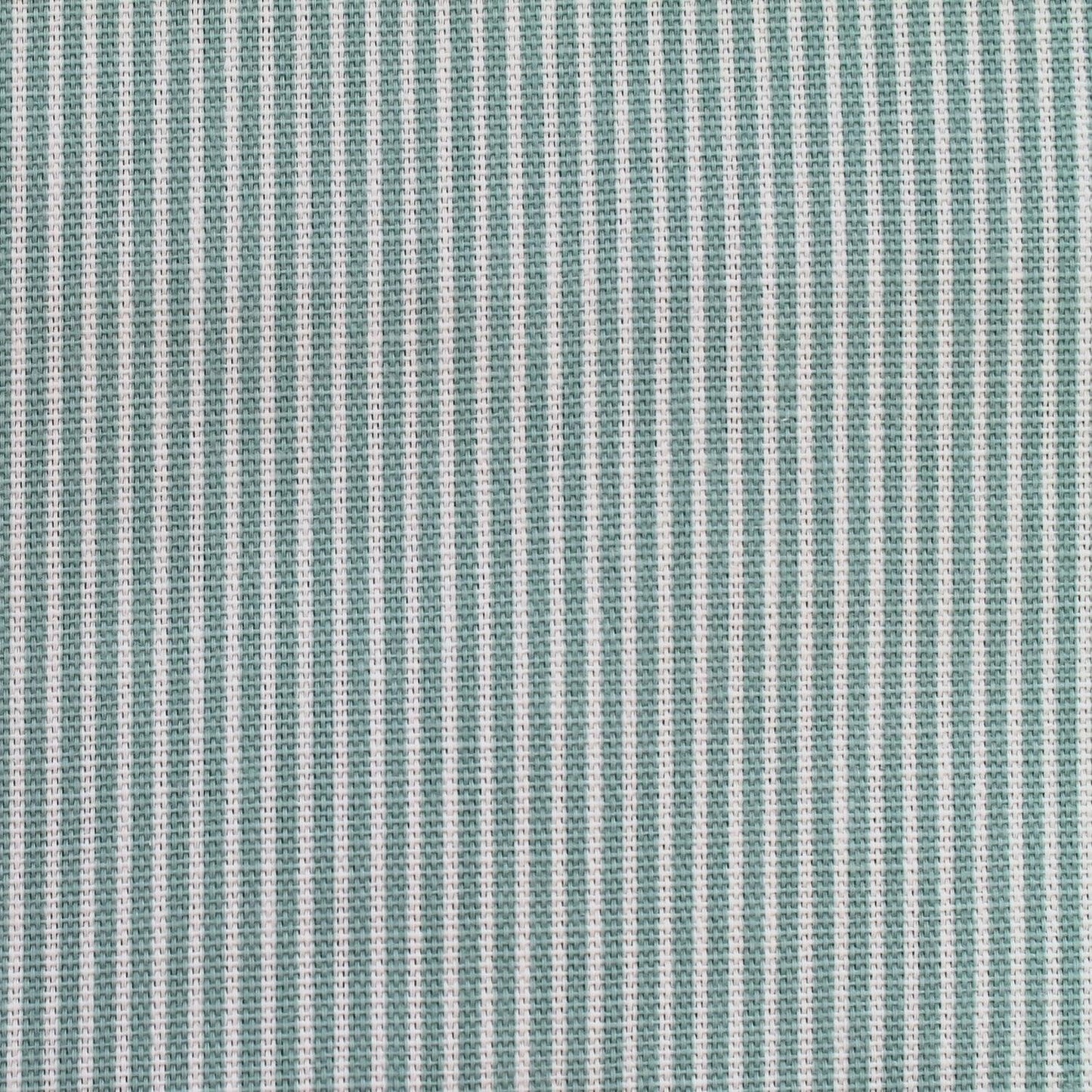 Ticking Fabric Cotton Canvas Duck Honey Aqua Blue.