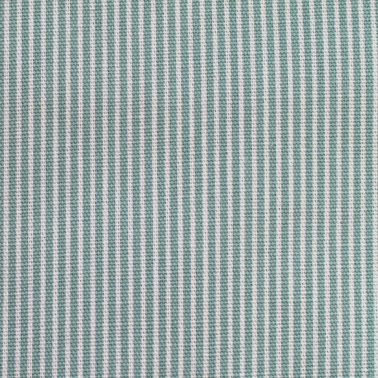 Ticking Fabric Cotton Canvas Duck Honey Aqua Blue.