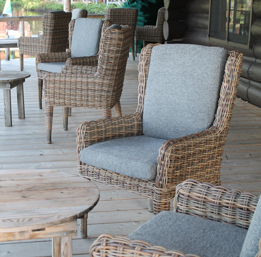 stain treated upholstery fabric on chair