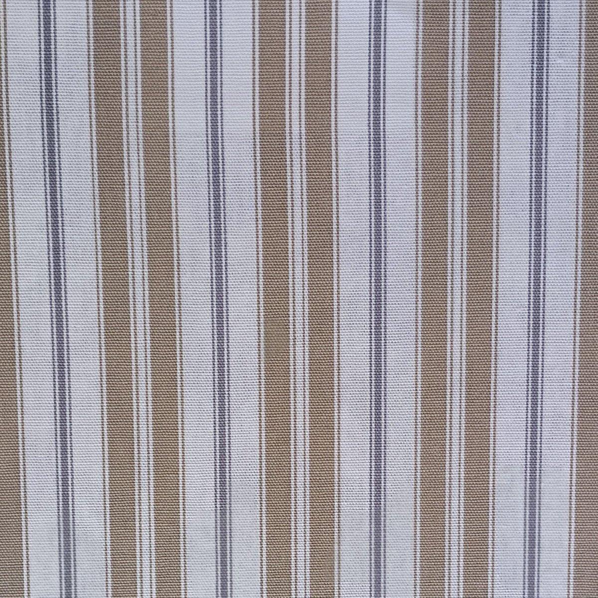 Cotton Canvas Duck Veranda Sunny Beige Large Ticking Stripe