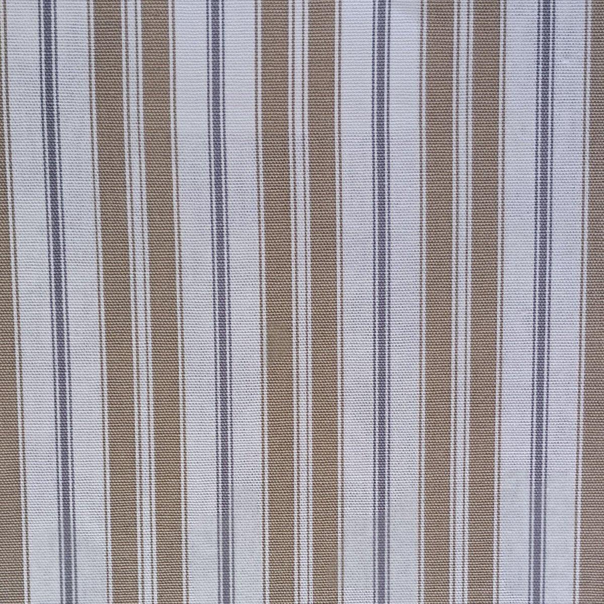 Cotton Duck Beige Large Ticking Stripe