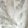 Botanical embroidered leaf design home decor fabric for curtains and furniture