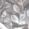 Botanical embroidered leaf design home fabric for curtains chairs and sofas