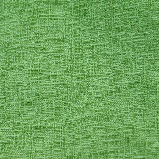 Chenille upholstery fabric in green.