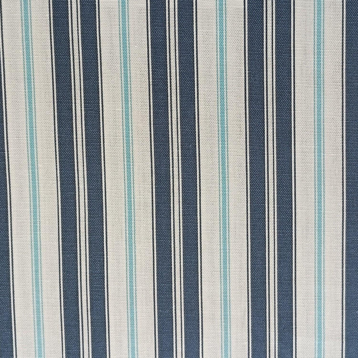 Veranda Navy Turquoise - pophomefabric
