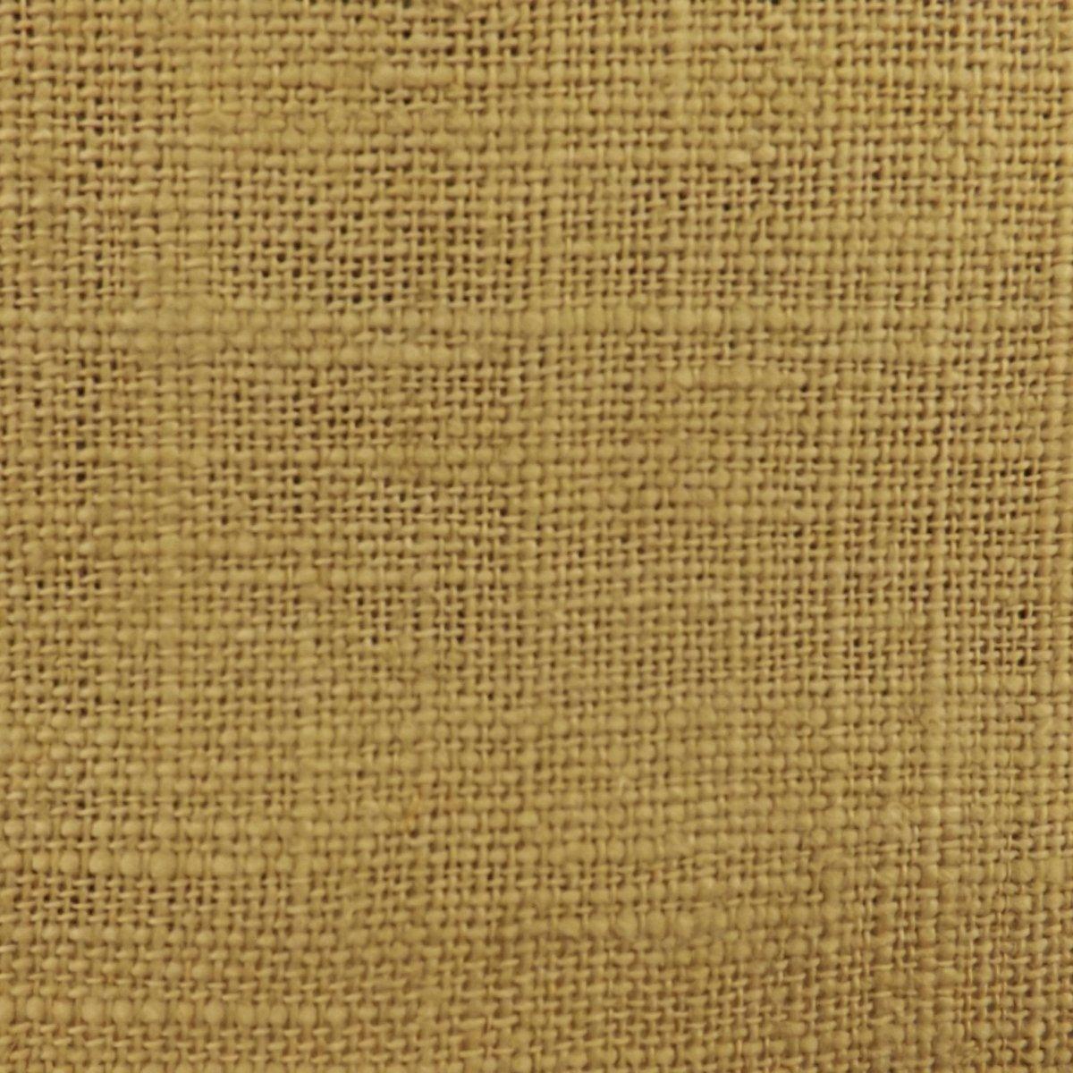 Linen Drapery Fabric Breeze Faded Mustard.