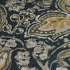 Printed Velvet Upholstery Or Curtain Fabric Blue Cadenza  Gold