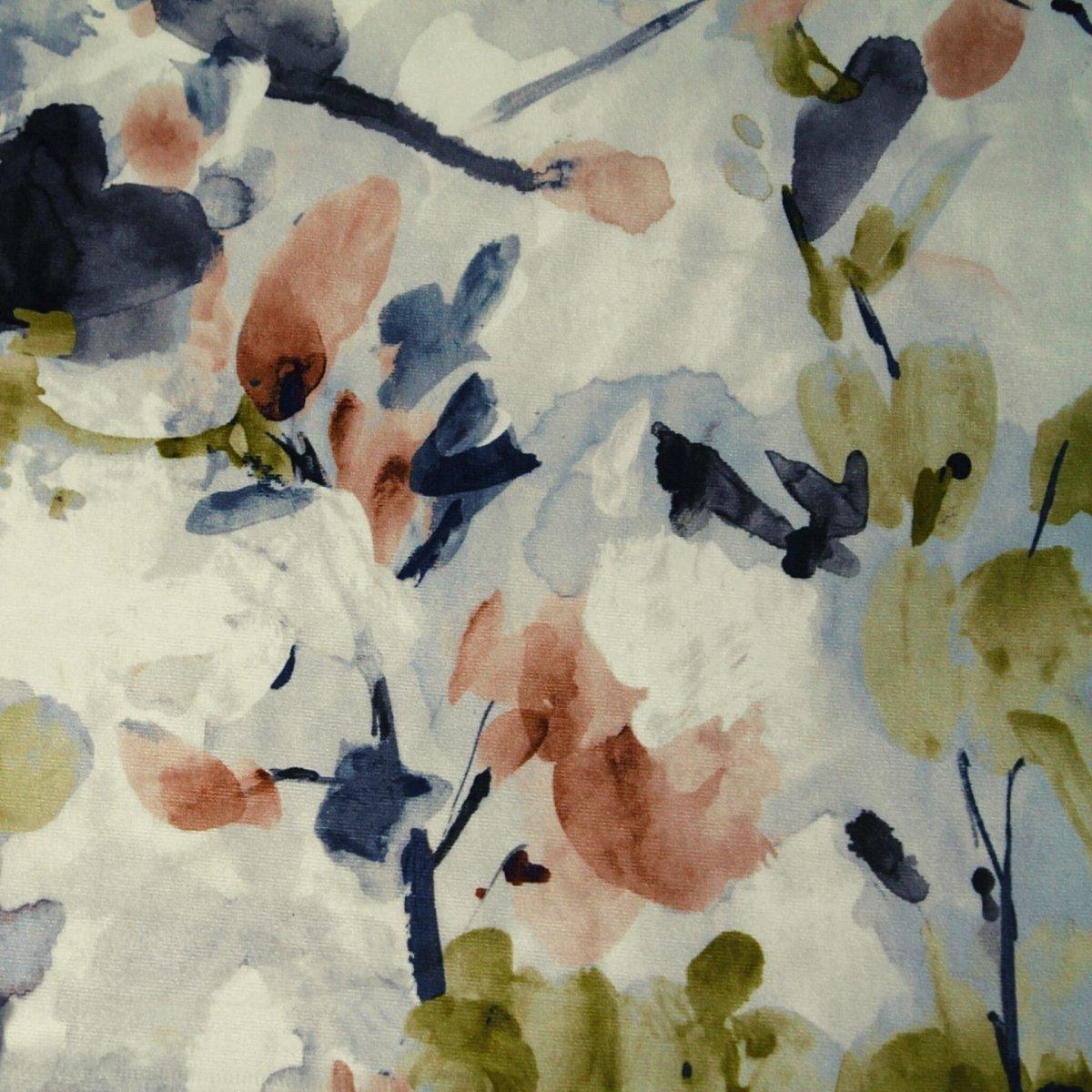 Artiste Cafe au Lait abstract floral print.