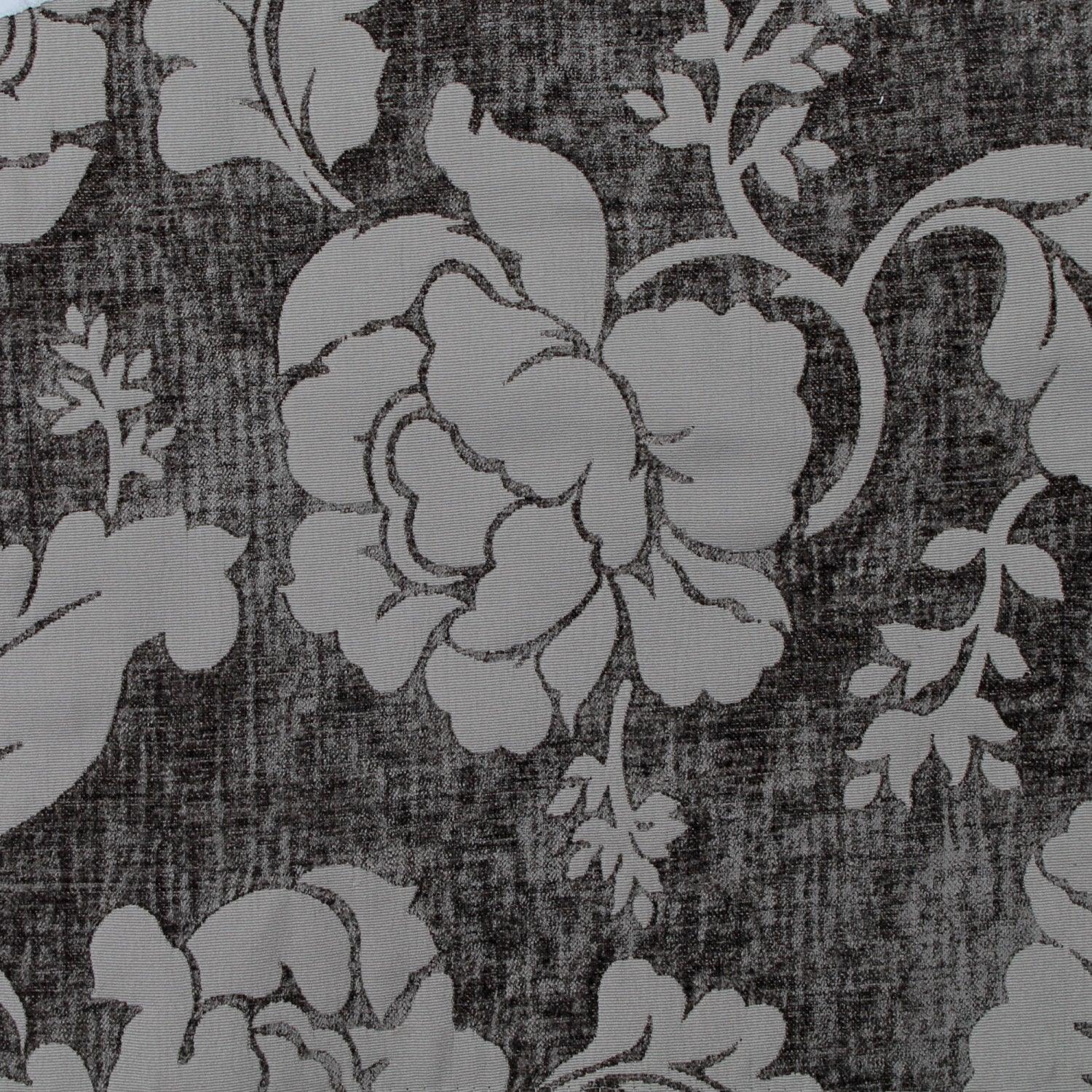Floral velvet fabric by the yard.