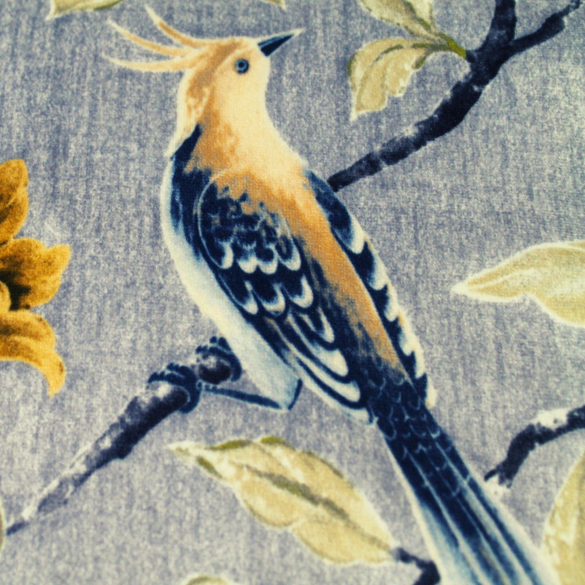 Home Decor Bird Print Upholstery Fabric 