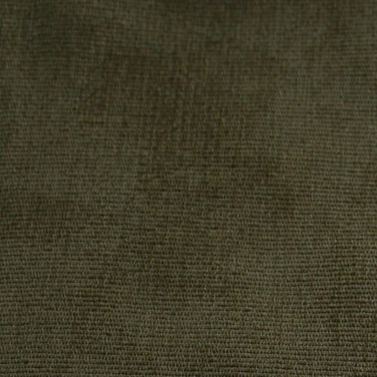 Velour Olive Green fabric swatch